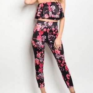 Floral two piece set